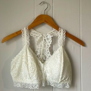 NWT White Bralette Size M